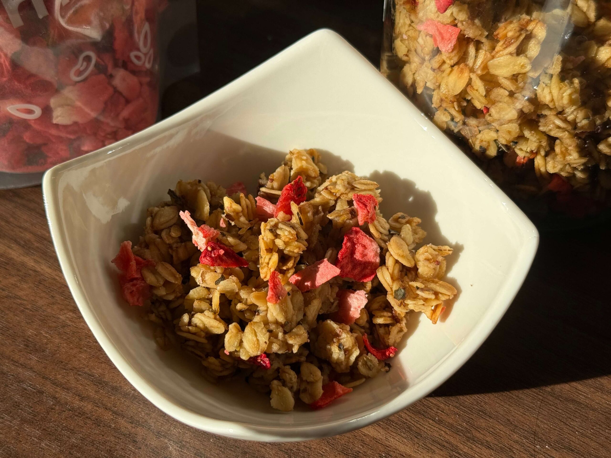 epres bazsalikomos granola recept házilag
