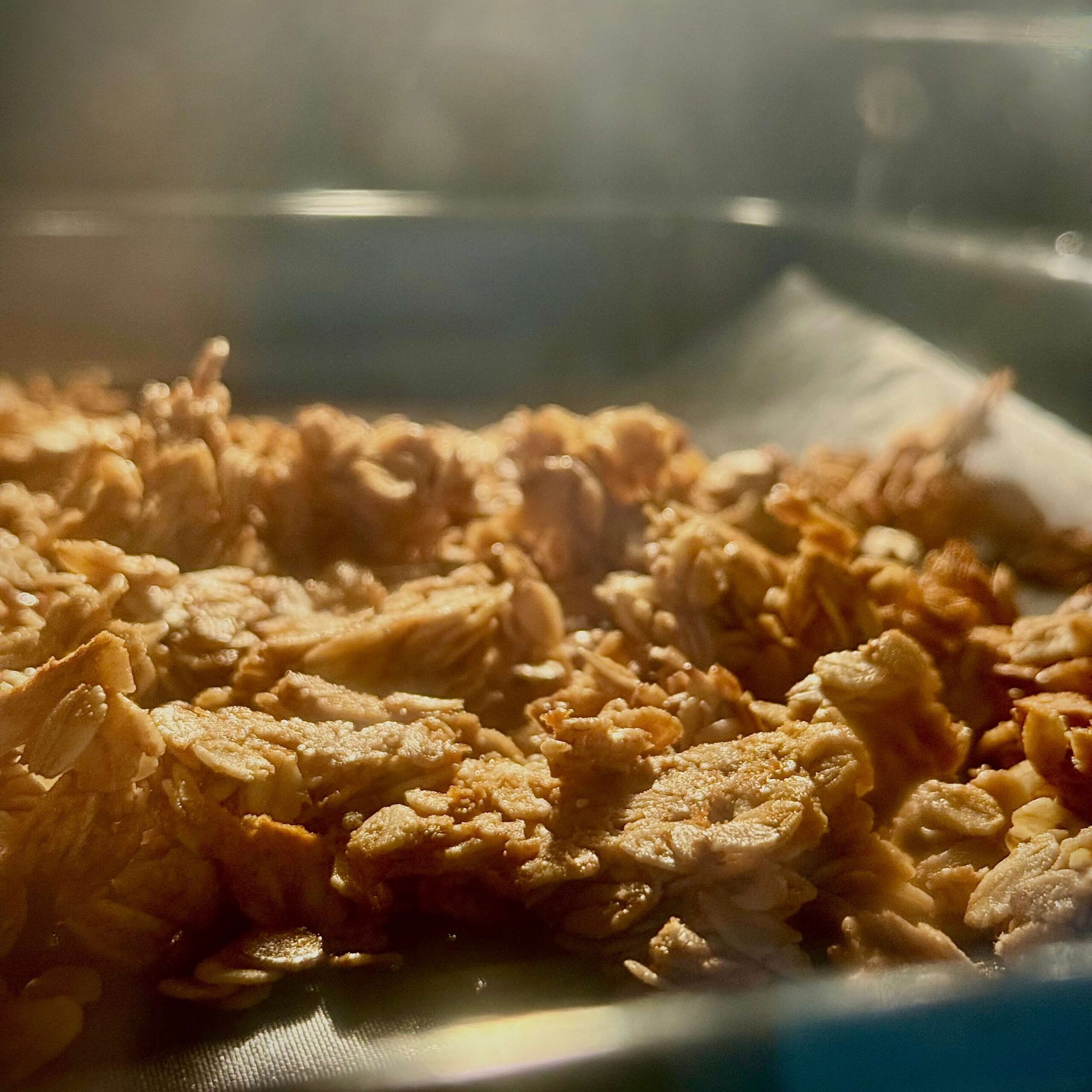 kávés protein granola a sütőben - házi granola recept