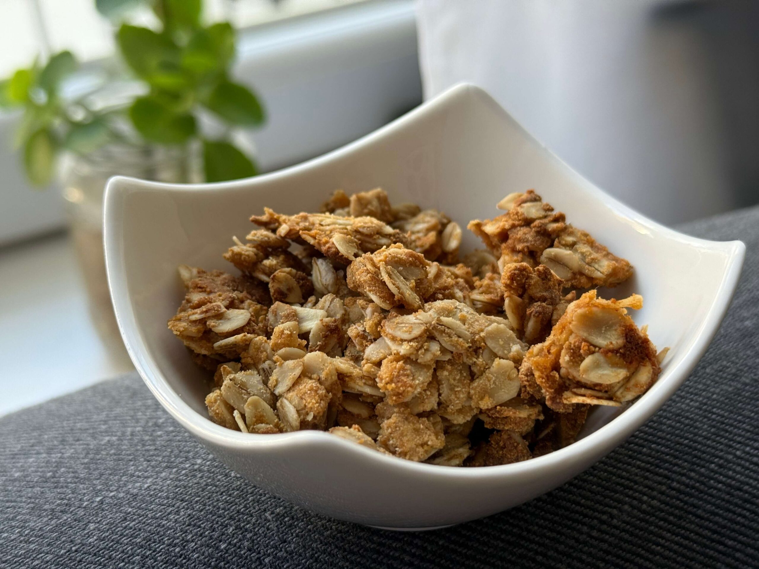 magas proteintartalmú granola recept házilag