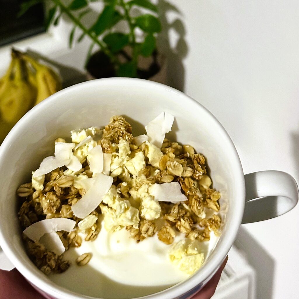 pina colada müzli recept - ananászos kókuszos trópusi granola házilag