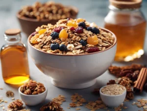 granola diétásan - keto, paleo, cukormentes, gluténmentes, vegán fogyókúrás granola házilag