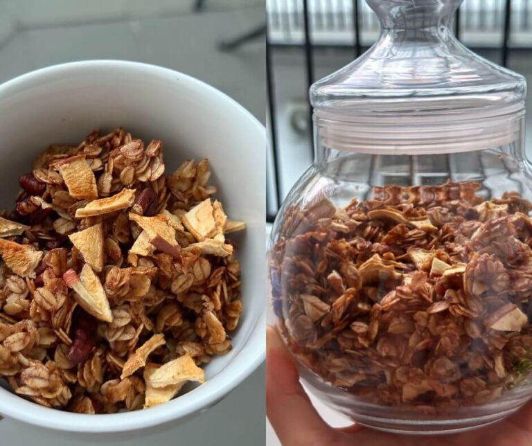 almás fahéjas granola házilag - őszi granola recept