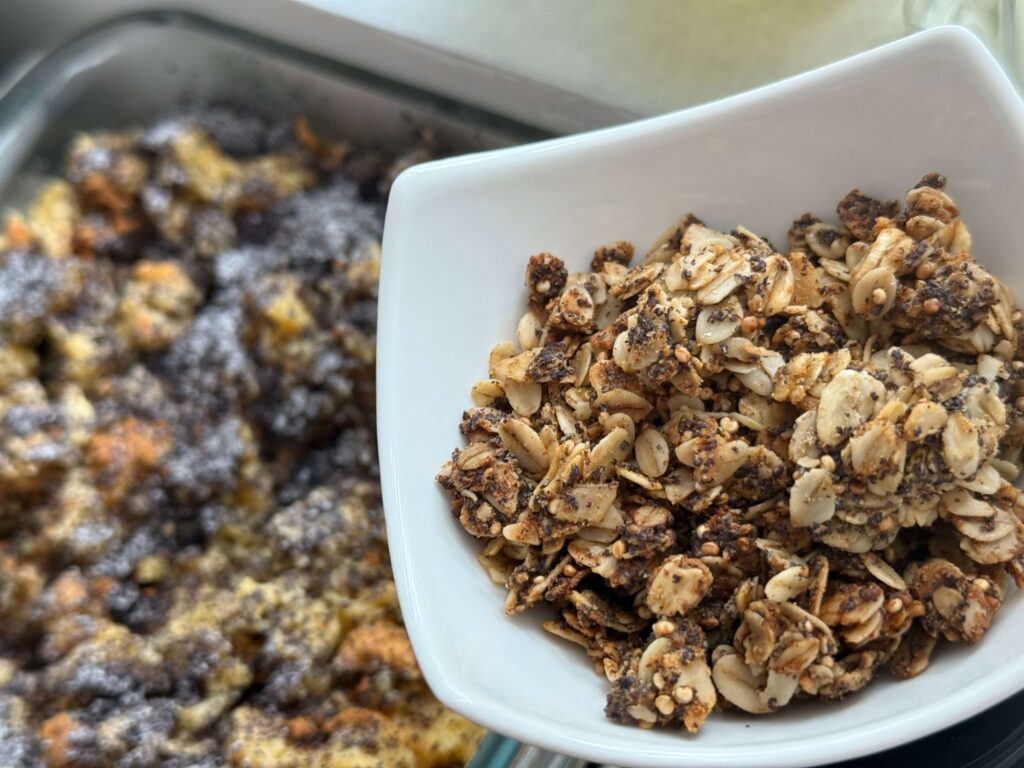 mákos granola recept